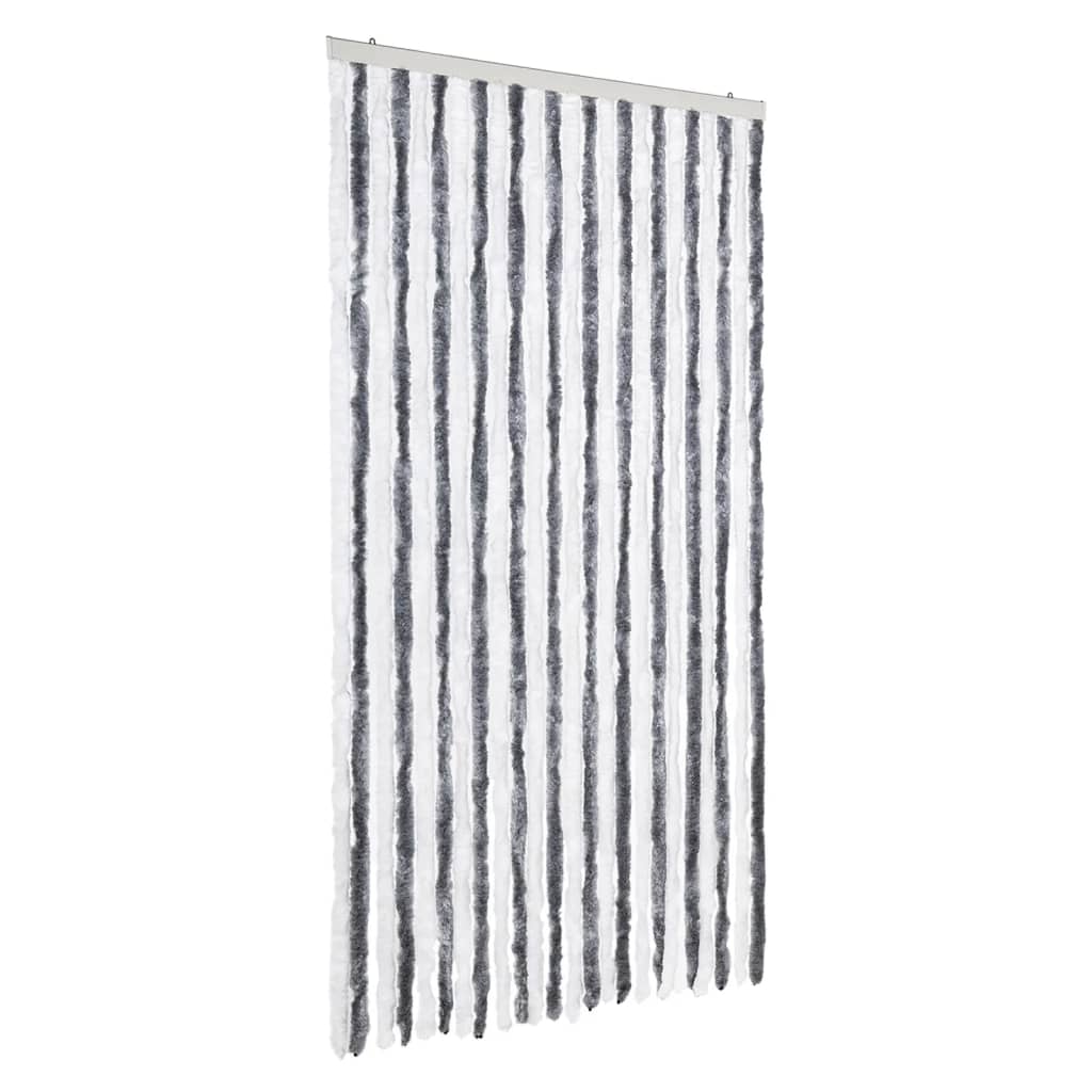 vidaXL Σήτα Εντόμων Γκρι / Λευκό 100 x 230 εκ. από Σενίλ