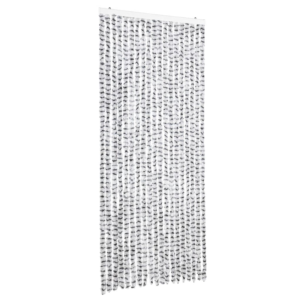 vidaXL Σήτα Εντόμων Ανοιχτό Γκρι / Σκούρο Γκρι 56 x 200 εκ. από Σενίλ