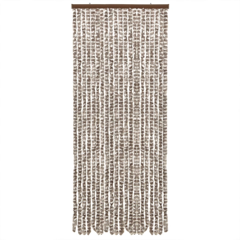 vidaXL Σήτα Εντόμων Taupe / Λευκό 56 x 200 εκ. από Σενίλ