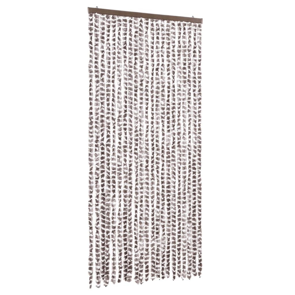 vidaXL Σήτα Εντόμων Taupe / Λευκό 90 x 200 εκ. από Σενίλ