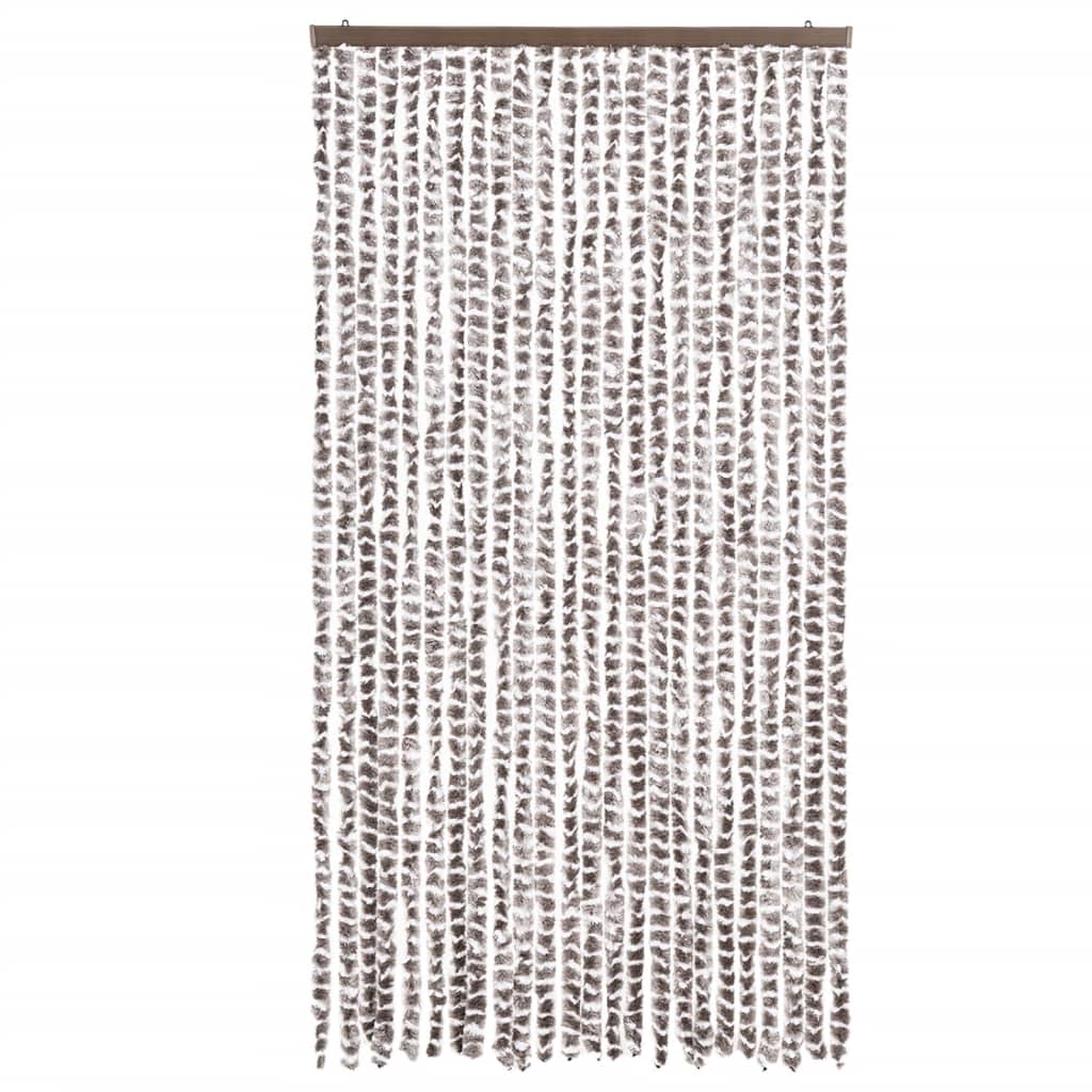 vidaXL Σήτα Εντόμων Taupe / Λευκό 100 x 200 εκ. από Σενίλ