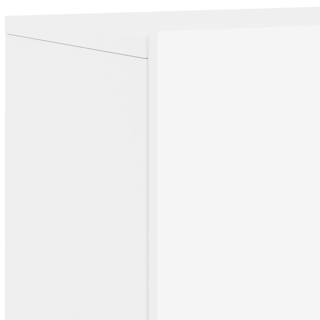 vidaXL Έπιπλα Τηλεόρασης Τοίχου 5 τεμ. Λευκά από Επεξεργασμένο Ξύλο