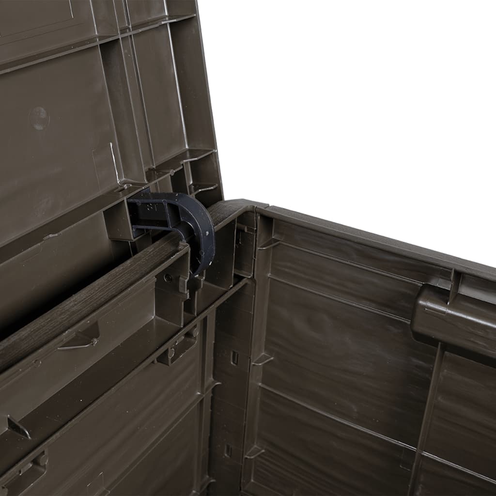 vidaXL Κουτί Μαξιλαριών Εξ Χώρου Καφέ 77,5x44,5x53εκ Πολυπροπυλένιο