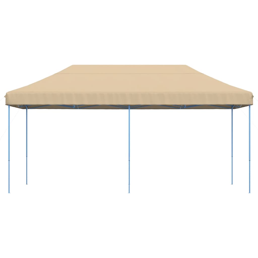 vidaXL Τέντα Εκδηλώσεων Πτυσσόμενη Pop-Up Μπεζ 580x292x315 εκ.