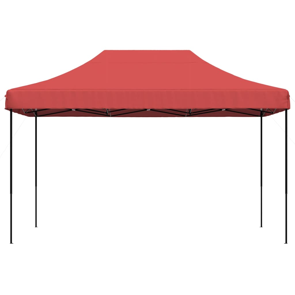 vidaXL Τέντα Εκδηλώσεων Πτυσσόμενη Pop-Up Μπορντό 440x292x315 εκ.