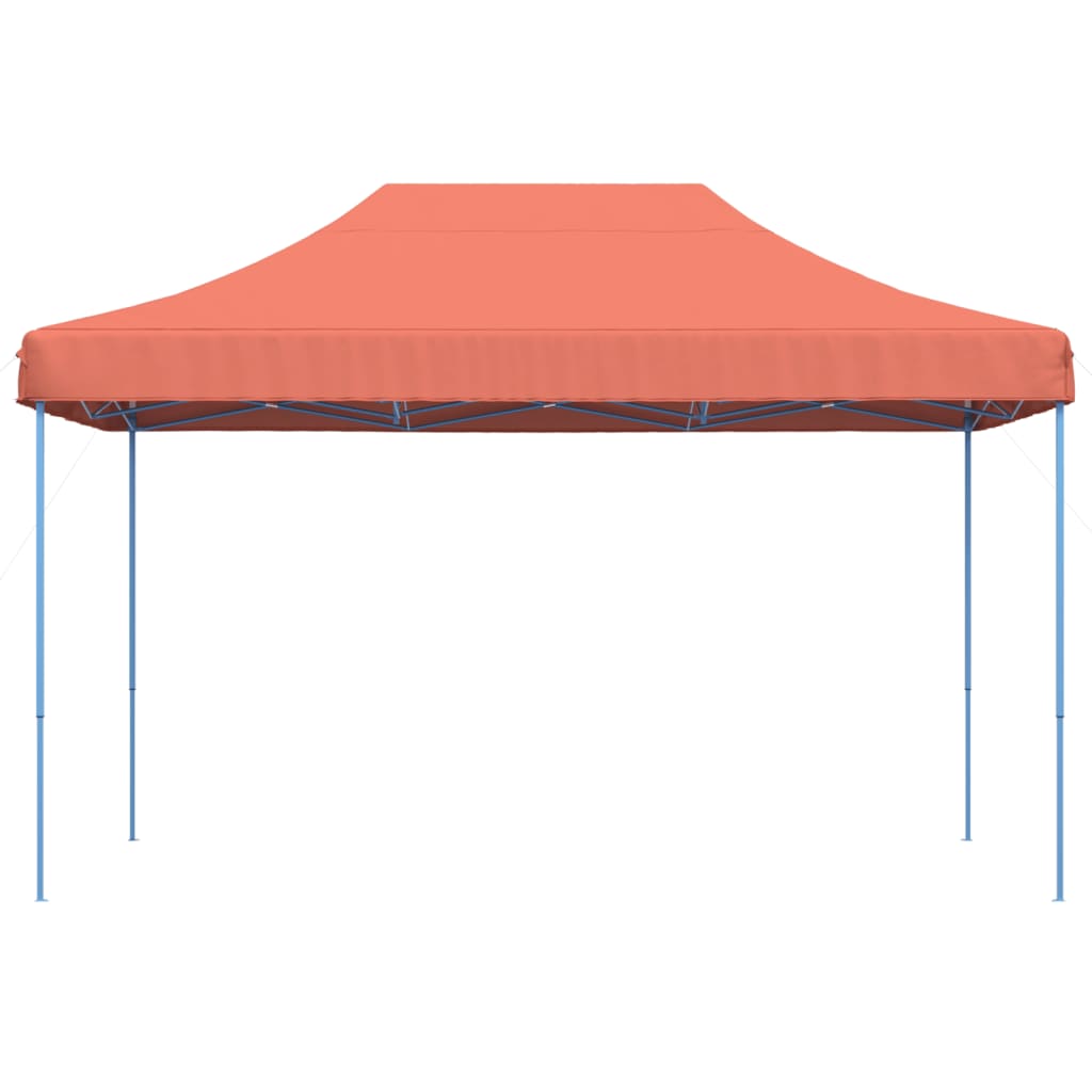 vidaXL Τέντα Εκδηλώσεων Πτυσσόμενη Pop-Up Τερακότα 440x292x315 εκ.