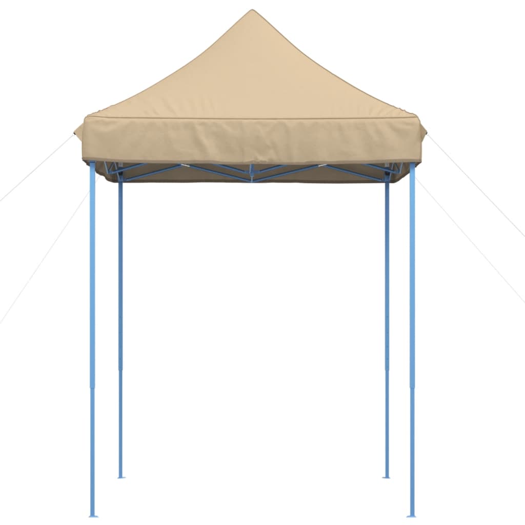 vidaXL Τέντα Εκδηλώσεων Πτυσσόμενη Pop-Up Μπεζ 200x200x306 εκ.