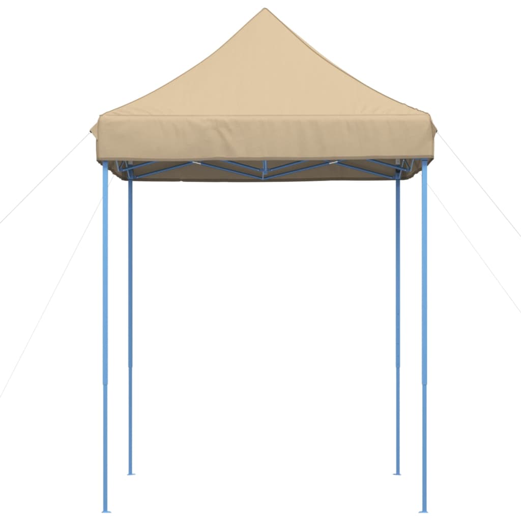 vidaXL Τέντα Εκδηλώσεων Πτυσσόμενη Pop-Up Μπεζ 200x200x306 εκ.