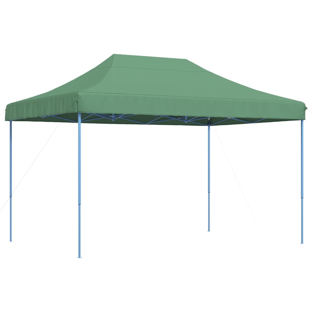 vidaXL Τέντα Εκδηλώσεων Πτυσσόμενη Pop-Up Πράσινο 410x279x315 εκ.