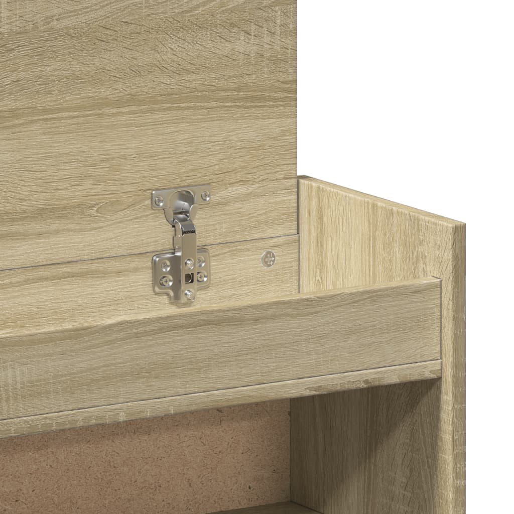 vidaXL Παπουτσοθήκη Sonoma Δρυς 100,5x28x100εκ. από Επεξεργασμένο Ξύλο
