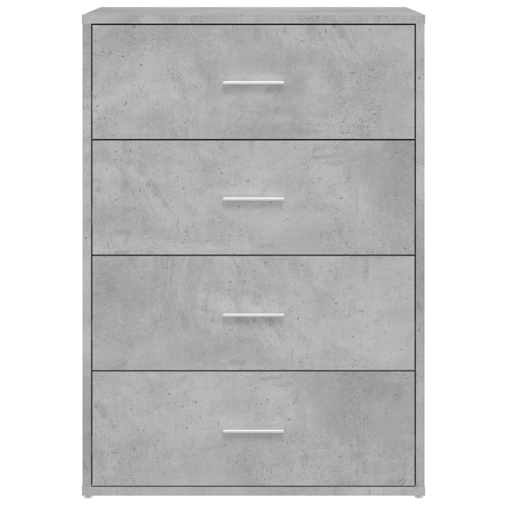 vidaXL Ντουλάπι Γκρι Σκυροδέματος 60x31x84 εκ. Επεξεργασμένο Ξύλο