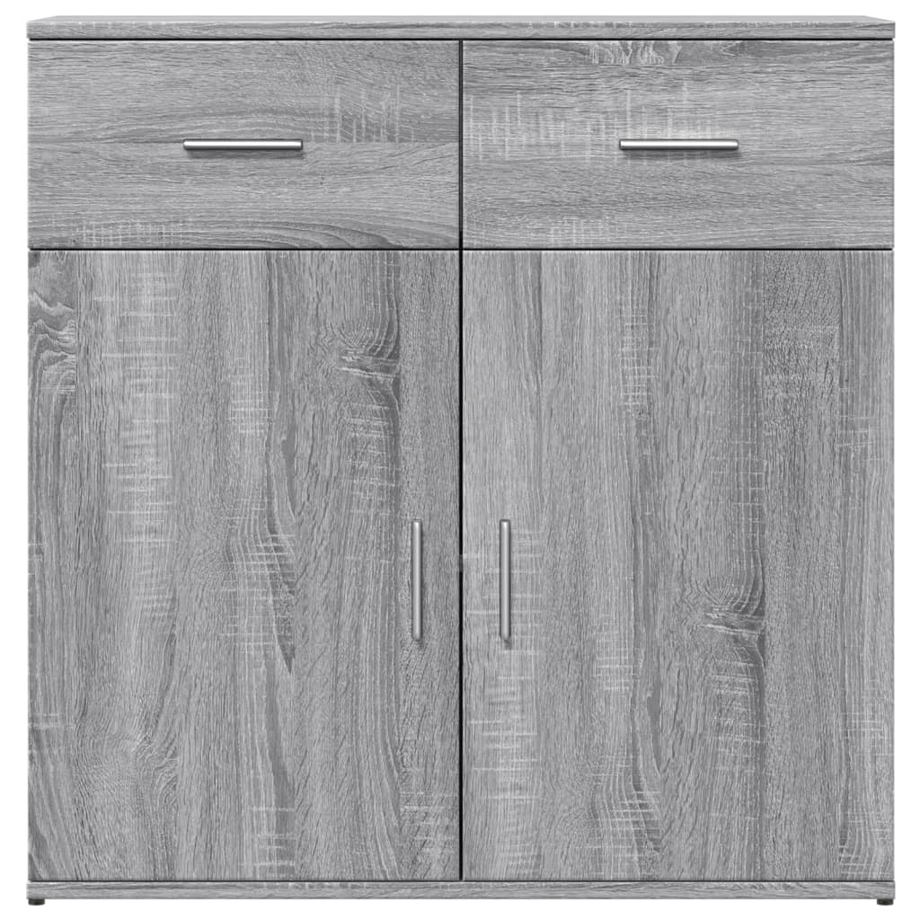 vidaXL Μπουφές Γκρι Sonoma 79x38x80 εκ. από Επεξεργασμένο Ξύλο