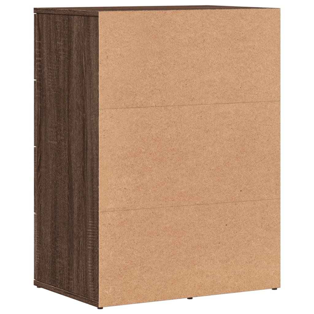 vidaXL Μπουφές Καφέ Δρυς 59x39x80 εκ. από Επεξεργασμένο Ξύλο