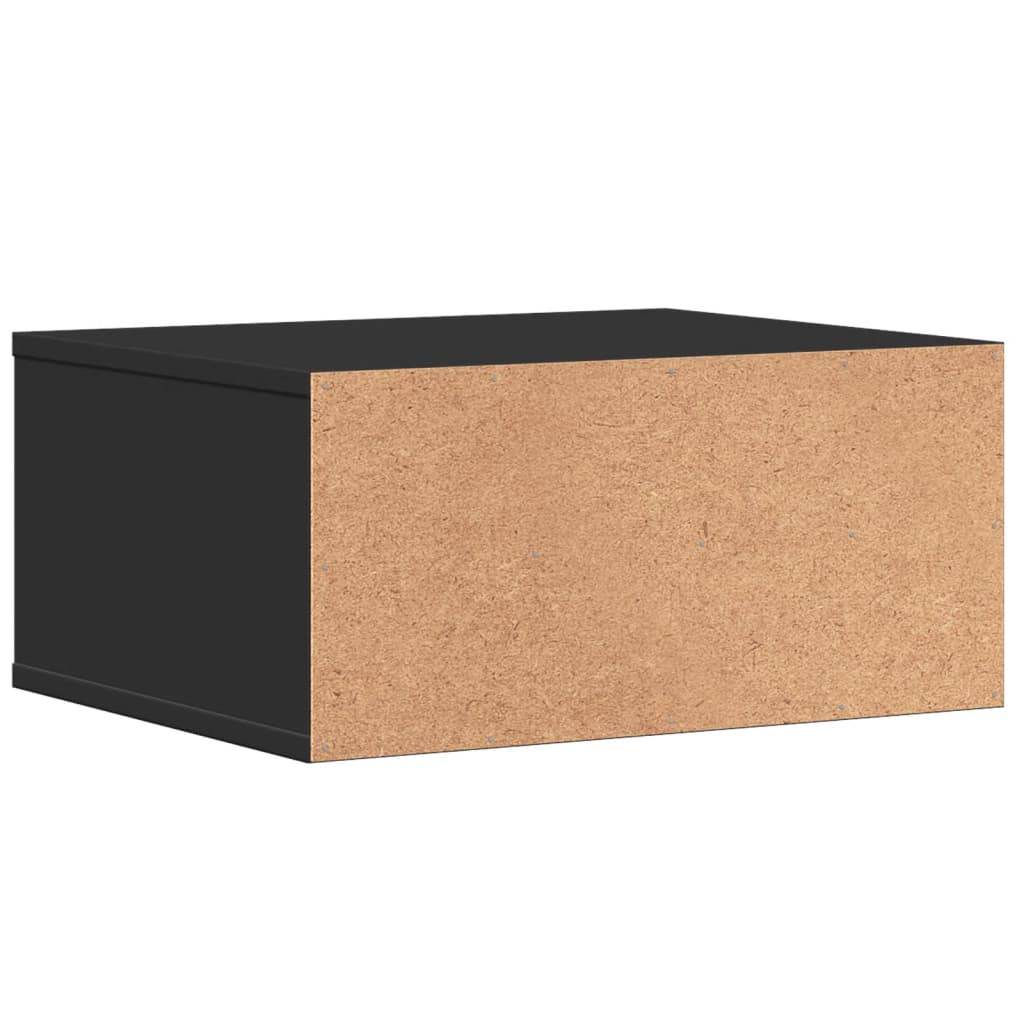 vidaXL Βάση Εκτυπωτή Μαύρη 49x40x22,5 εκ. από Επεξεργασμένο Ξύλο