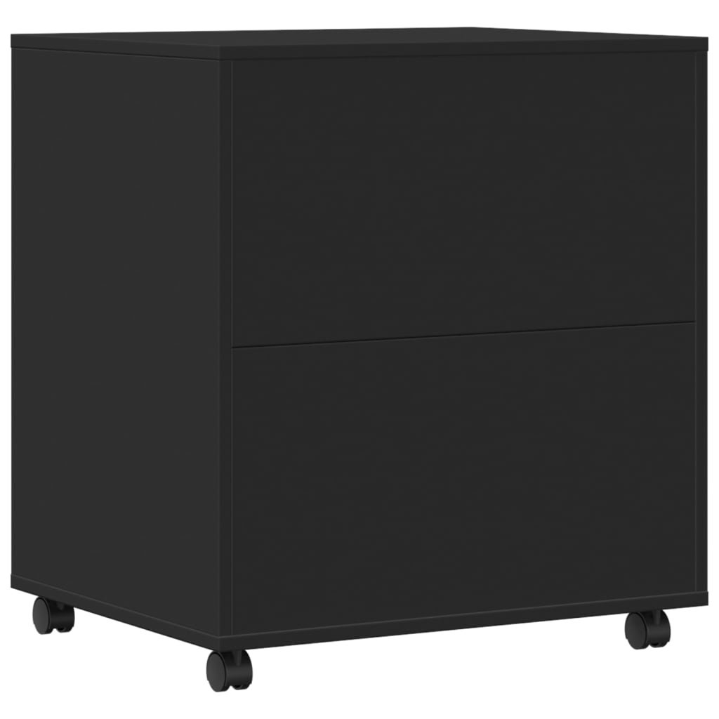 vidaXL Βάση Εκτυπωτή με Ρόδες Μαύρο 60x50x67 εκ.