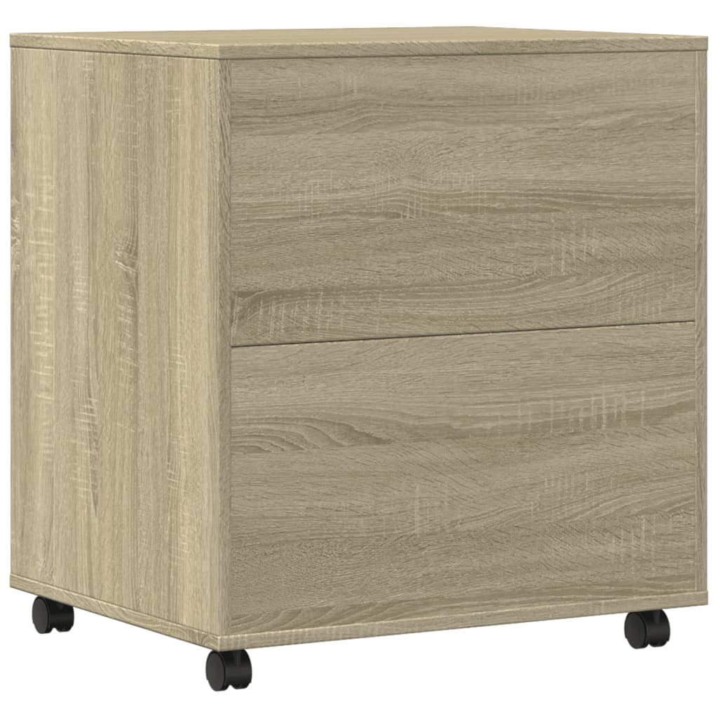 vidaXL Βάση Εκτυπωτή με Ρόδες Sonoma Δρυς 60x50x67 εκ.