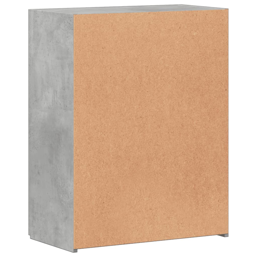 vidaXL Αρχειοθήκη Γκρι Σκυρ. 60x32x77,5 εκ. Επεξεργασμένο Ξύλο