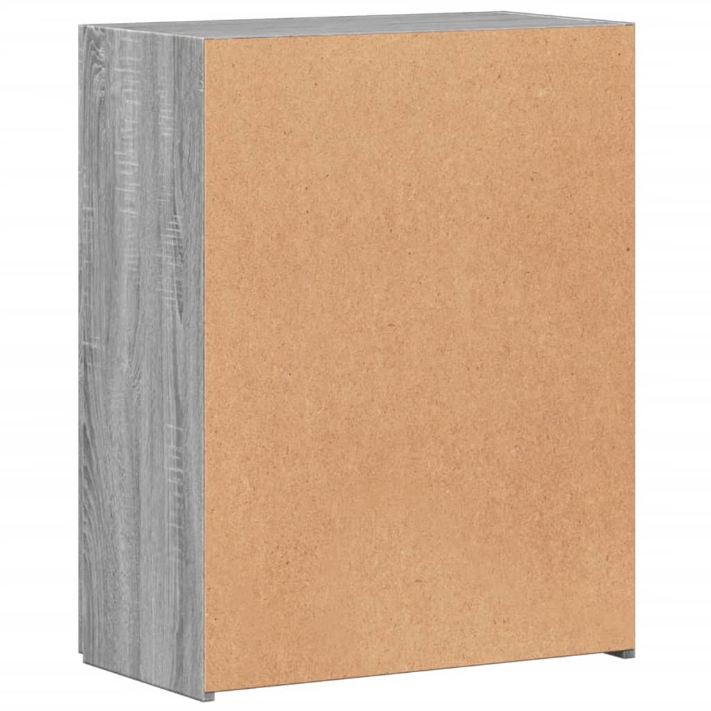 vidaXL Αρχειοθήκη Γκρι Sonoma 60x32x77,5 εκ. από Επεξεργασμένο Ξύλο