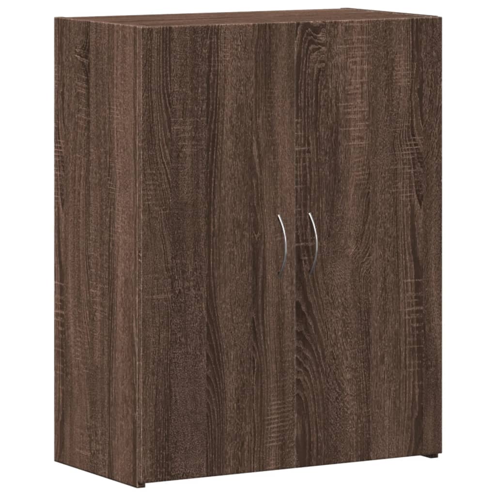 vidaXL Αρχειοθήκη Καφέ Δρυς 60x32x77,5 εκ. από Επεξεργασμένο Ξύλο