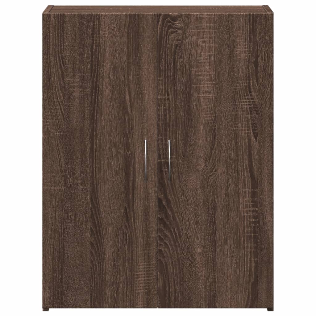vidaXL Αρχειοθήκη Καφέ Δρυς 60x32x77,5 εκ. από Επεξεργασμένο Ξύλο