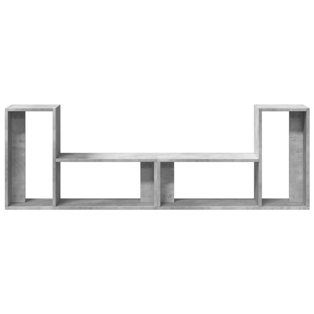 vidaXL Έπιπλα Τηλεόρασης 2 τεμ. Γκρι Σκυρ. 75x30x50 εκ. Επεξεργ. Ξύλο