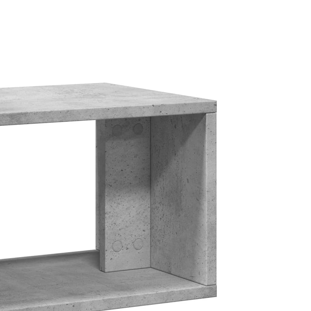 vidaXL Έπιπλα Τηλεόρασης 2 τεμ. Γκρι Σκυρ. 75x30x50 εκ. Επεξεργ. Ξύλο