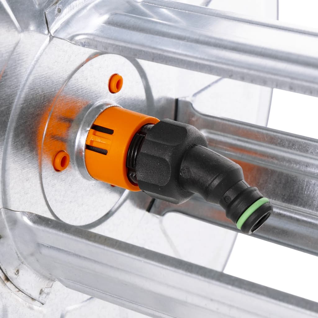 vidaXL Ανέμη Ποτίσματος Τοίχου για 50 μ. 1/2" Ατσάλινη