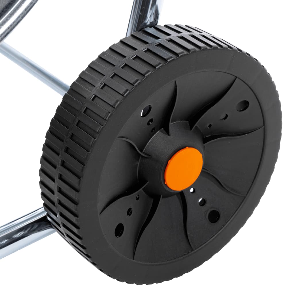 vidaXL Ανέμη Ποτίσματος Τροχήλατη για 80 μ. 3/4" Ατσάλινη