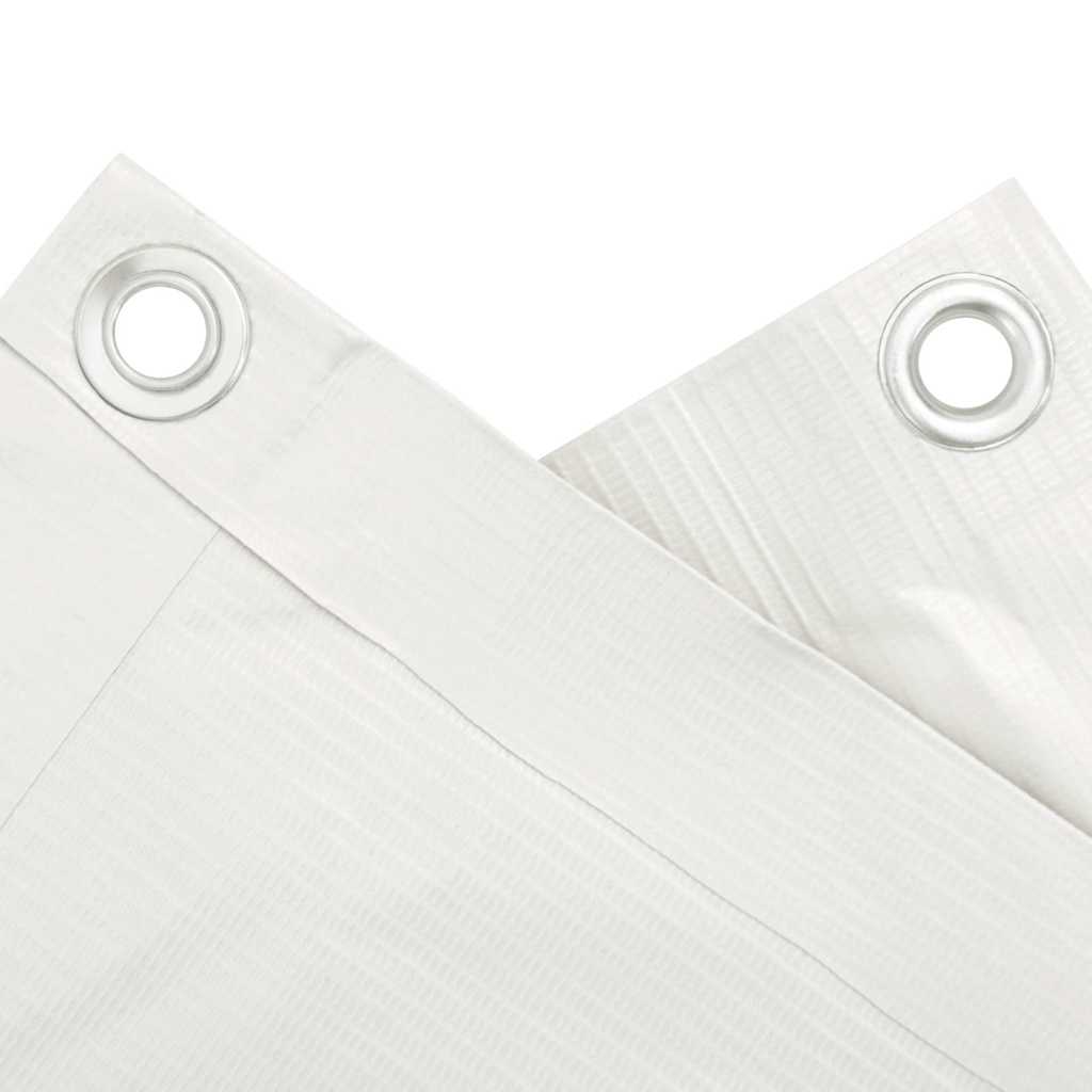 vidaXL Περίφραξη Μπαλκονιού Προστατευτική Λευκή 500x75 εκ. από PVC