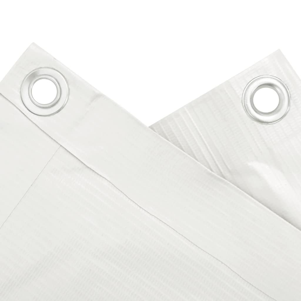 vidaXL Περίφραξη Μπαλκονιού Προστατευτική Λευκή 400x120 εκ. από PVC