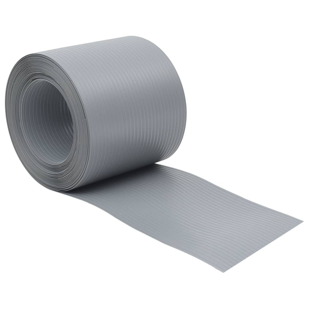 vidaXL Περιφράξεις Προστατευτικές 10 Τεμ. Γκρι 252,5 x 19 εκ. από PVC