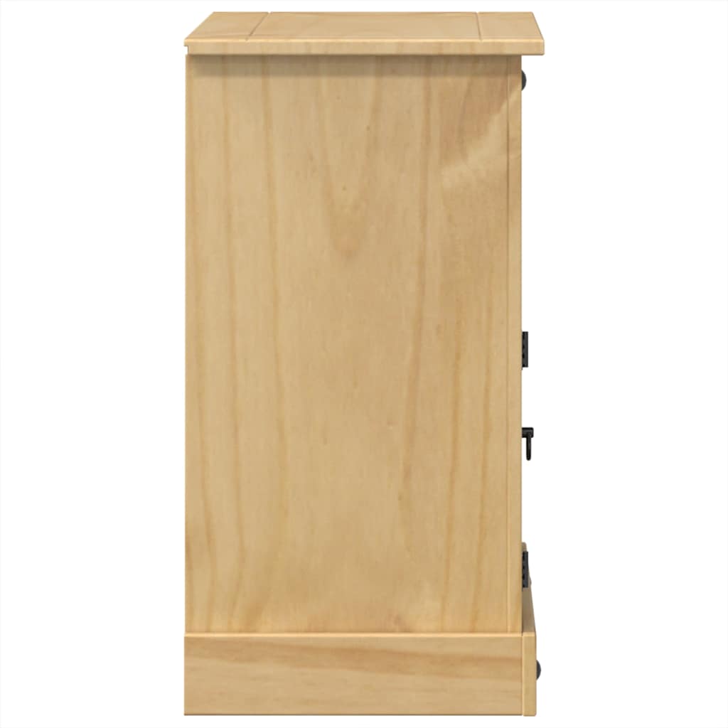 vidaXL Ντουλάπι Corona 80 x 40 x 75 εκ. από Μασίφ Ξύλο Πεύκου