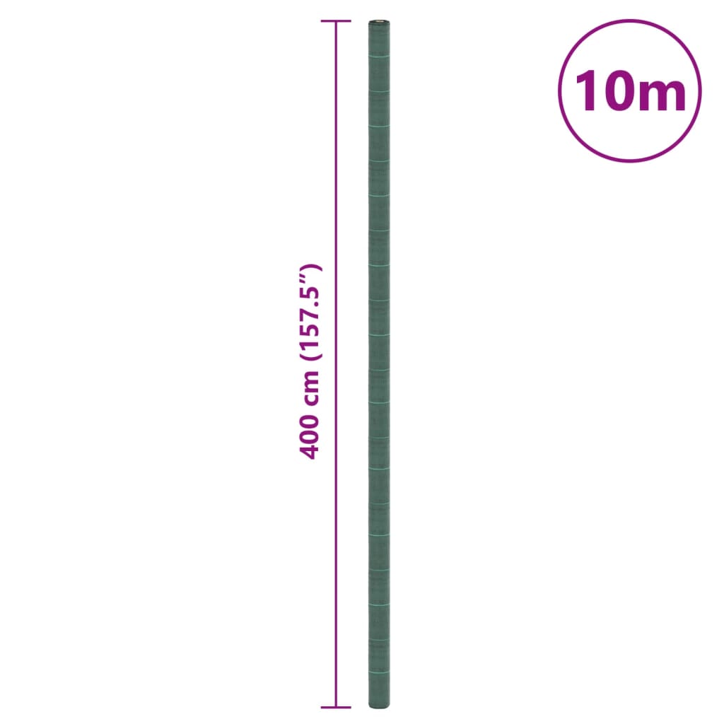 vidaXL Μεμβράνη Εδαφοκάλυψης Πράσινη 4x10 μ. από Πολυπροπυλένιο