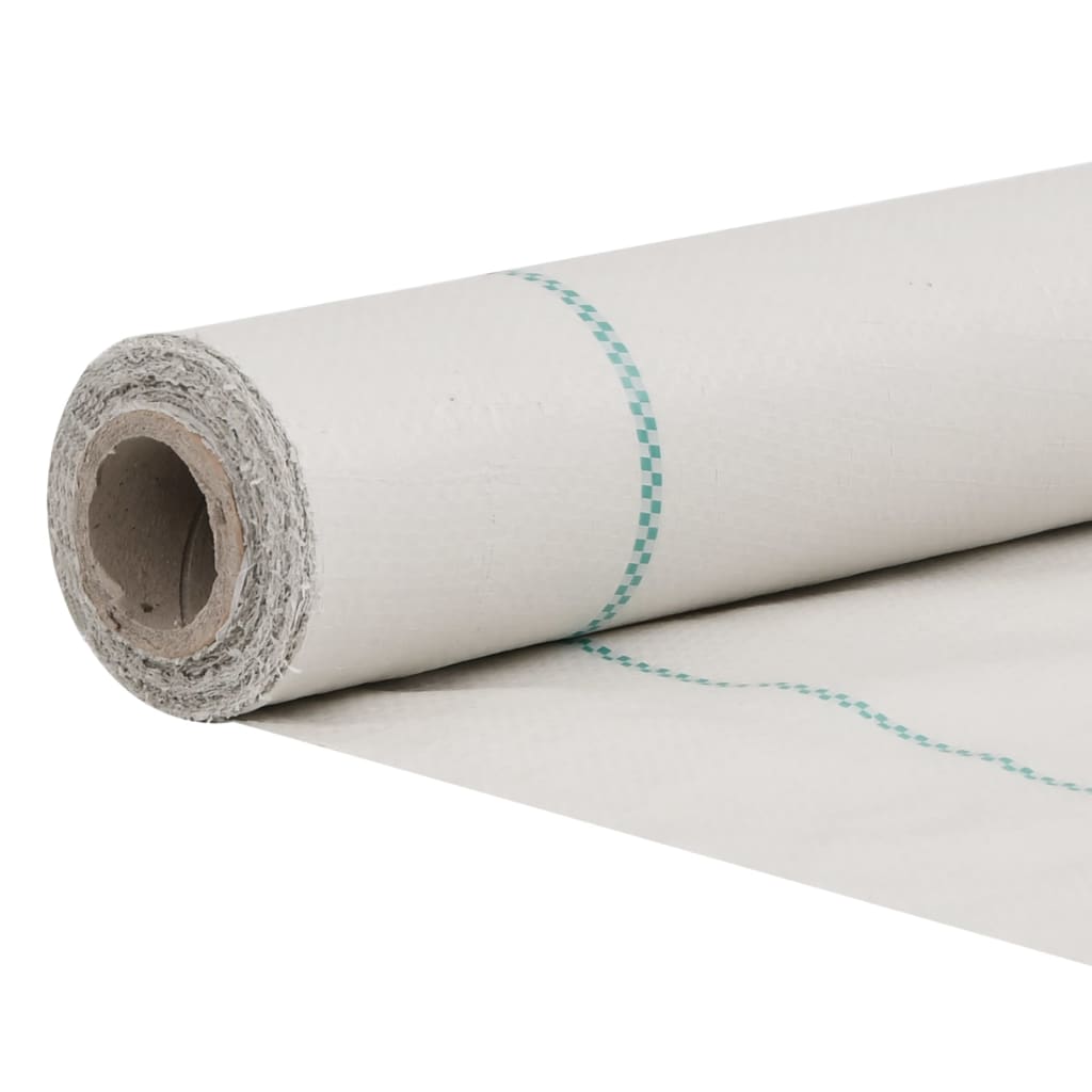 vidaXL Μεμβράνη Εδαφοκάλυψης Λευκή 2x150 μ. από Πολυπροπυλένιο