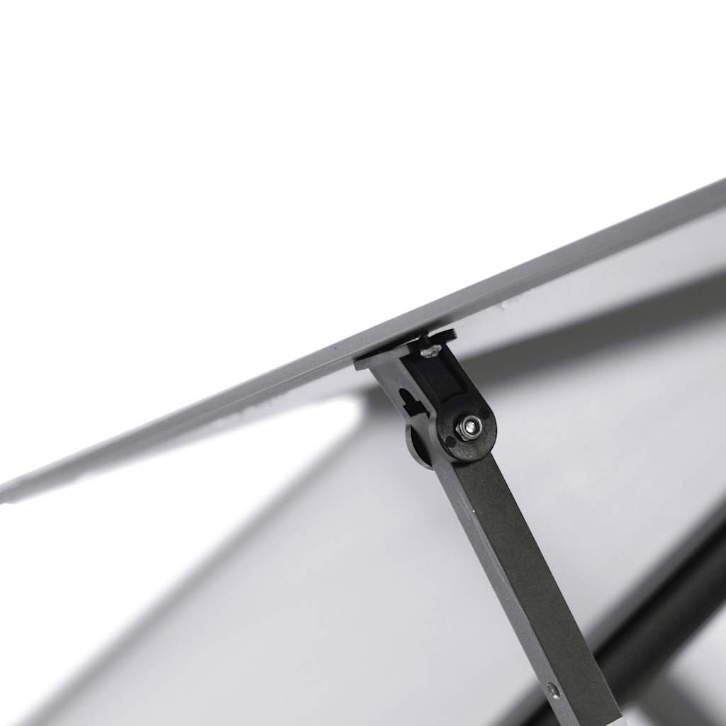 vidaXL Θερμοκήπιο με Πλαίσιο Βάσης Ανθρακί 169x169x195 εκ. Αλουμίνιο