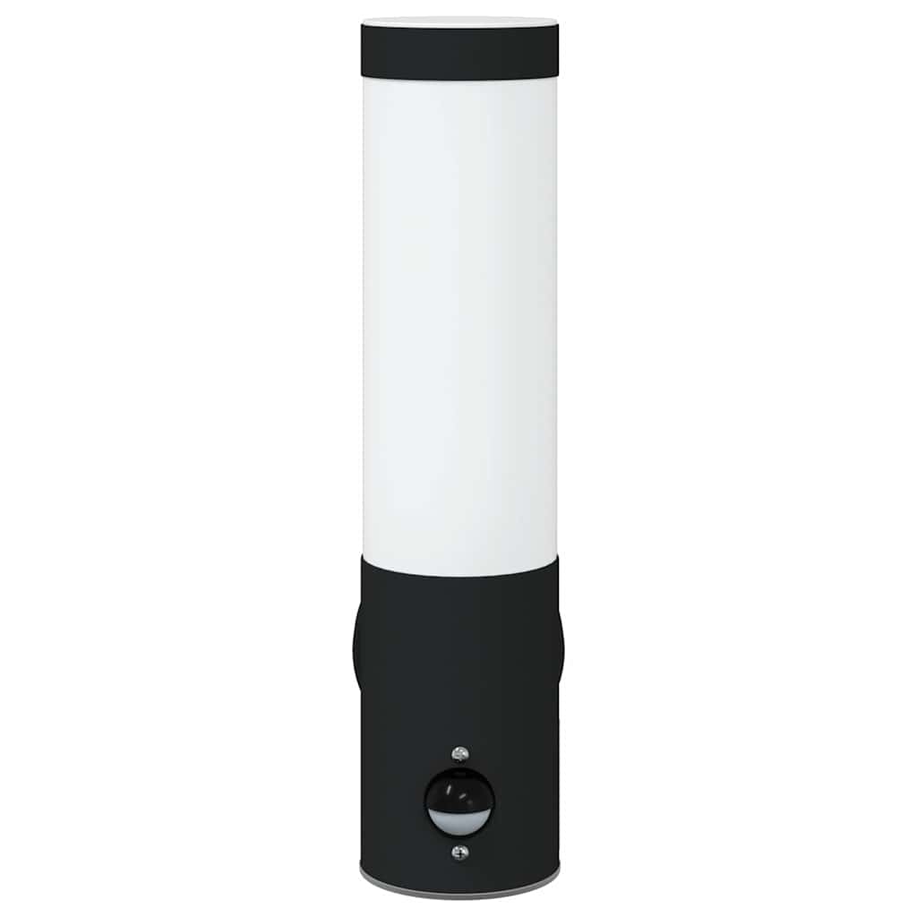 vidaXL Εξωτερικά Φωτιστικά Τοίχου 2 pcs Μαύρο 12 x 7.5 x 29 εκ