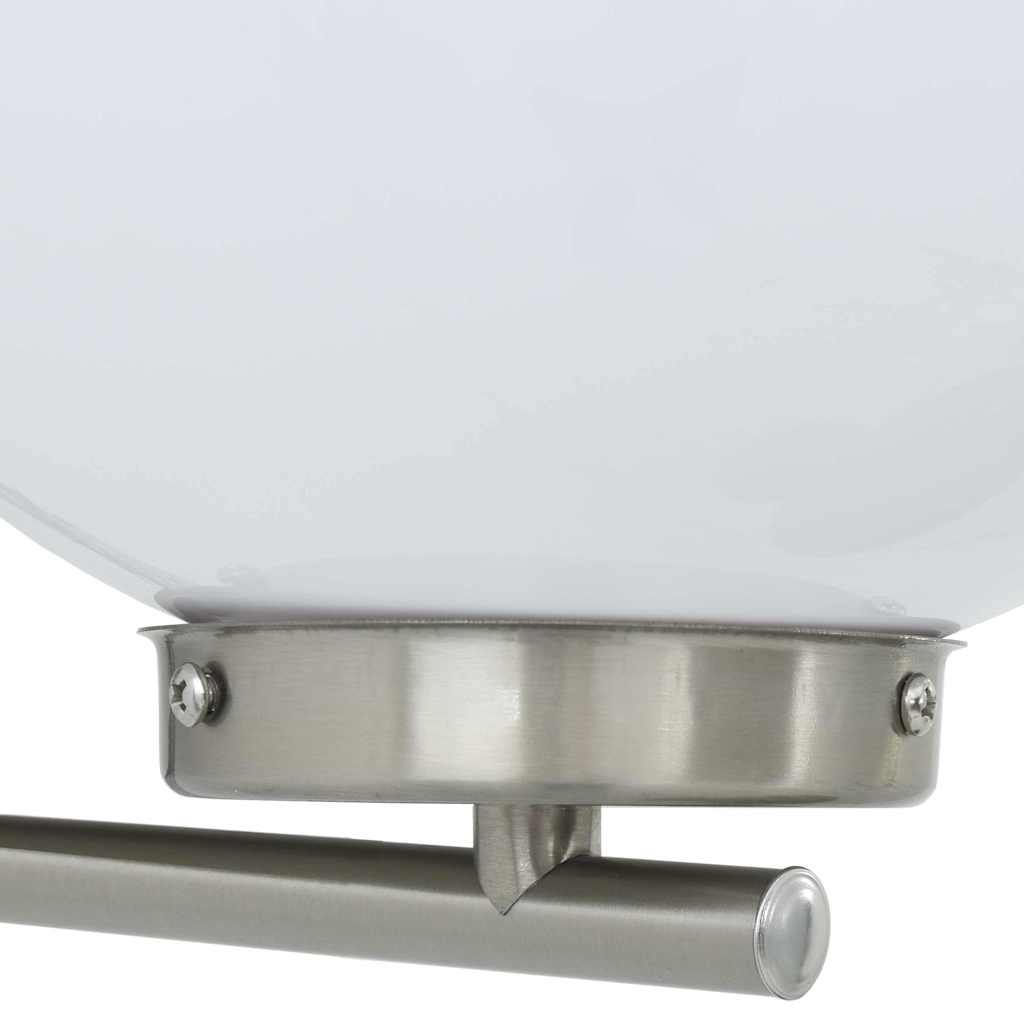 vidaXL Εξωτερικά Φωτιστικά Τοίχου 2 pcs Ασημί 29 x 25 x 33 εκ.