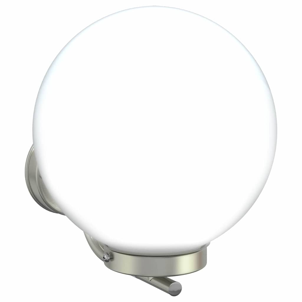vidaXL Εξωτερικά Φωτιστικά Τοίχου 2 pcs Ασημί 29 x 25 x 33 εκ.