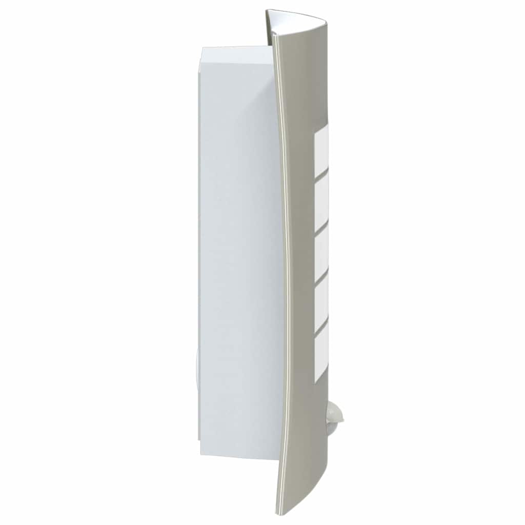 vidaXL Εξωτερικά Φωτιστικά Τοίχου 2 pcs Ασημί 23.5 x 10.5 x 26 εκ