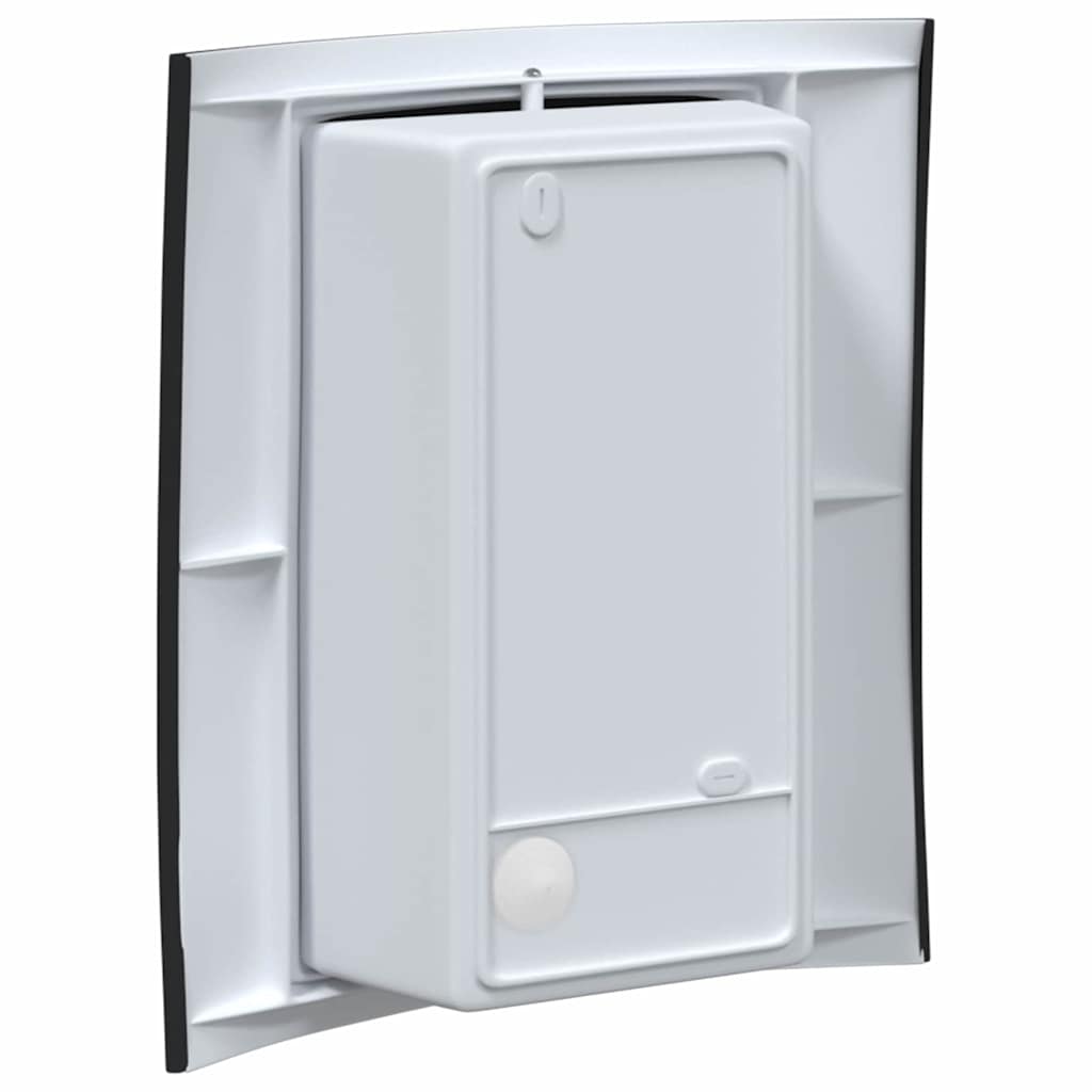 vidaXL Επιτοίχιο φωτιστικό εξωτερικού χώρου 2 pcs Μαύρο