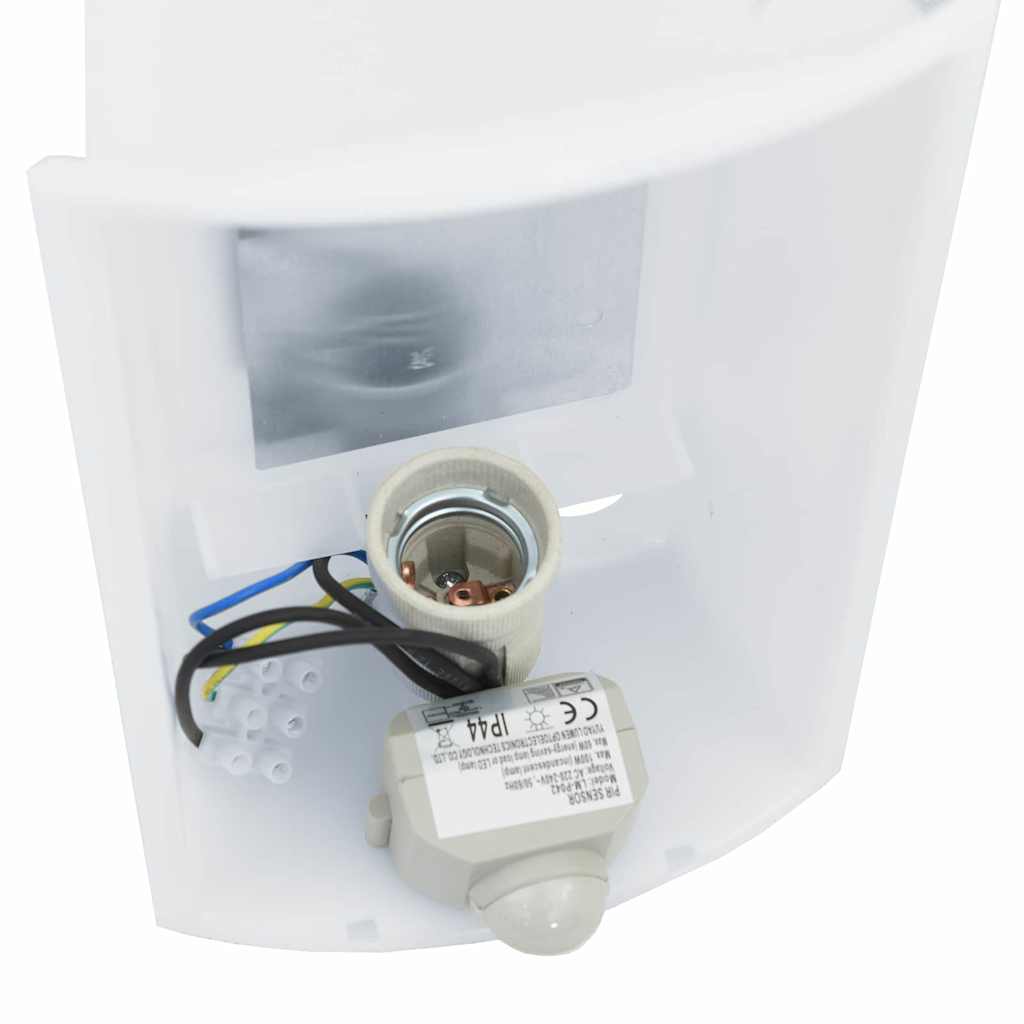 vidaXL Εξωτερικά Φωτιστικά Τοίχου 2 pcs Μαύρο 23.5 x 10.5 x 26 εκ