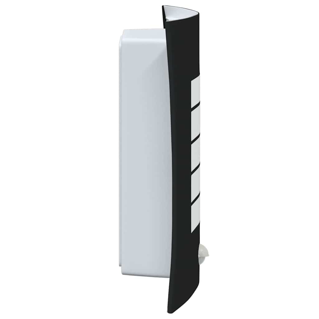 vidaXL Εξωτερικά Φωτιστικά Τοίχου 2 pcs Μαύρο 23.5 x 10.5 x 26 εκ