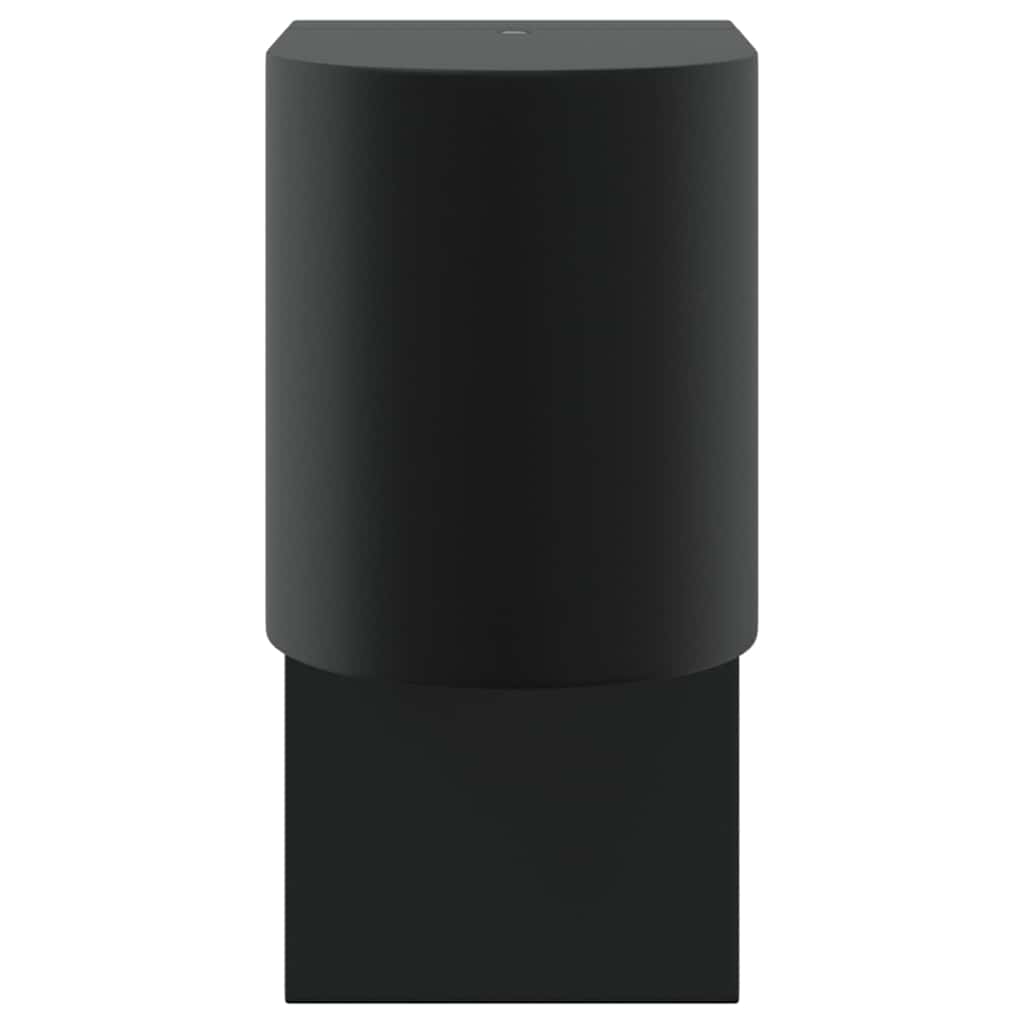vidaXL Εξωτερικά Φωτιστικά Τοίχου 2 pcs Μαύρο 12 x 7 x 15 εκ.