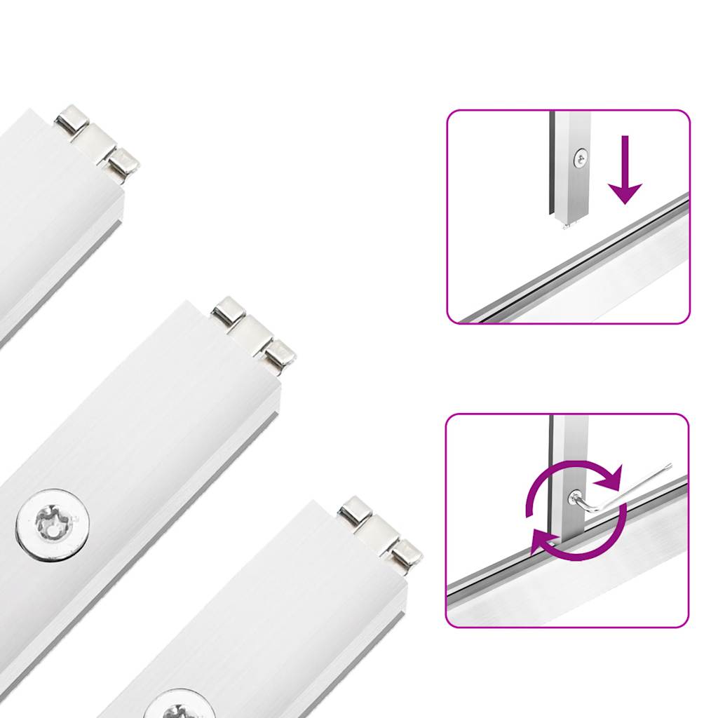 vidaXL Θερμοκήπιο με Πλαίσιο Βάσης Ασημί 334x169x202 εκ. Αλουμινίου