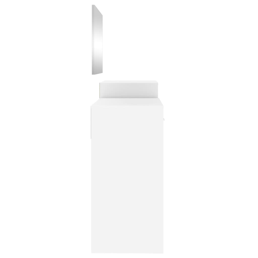 vidaXL Dresser Set White Made of Treated Wood