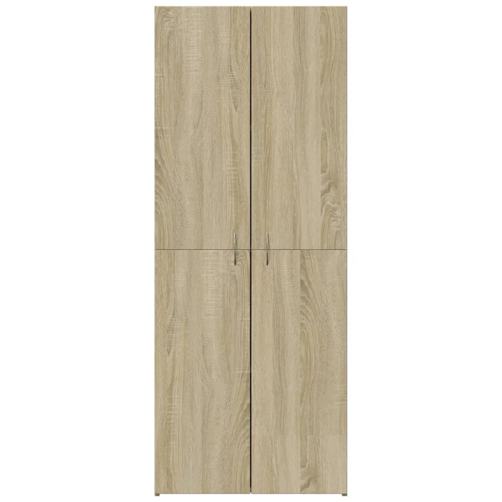 vidaXL Αρχειοθήκη Sonoma Δρυς 60x32x153 εκ. από Επεξεργασμένο Ξύλο