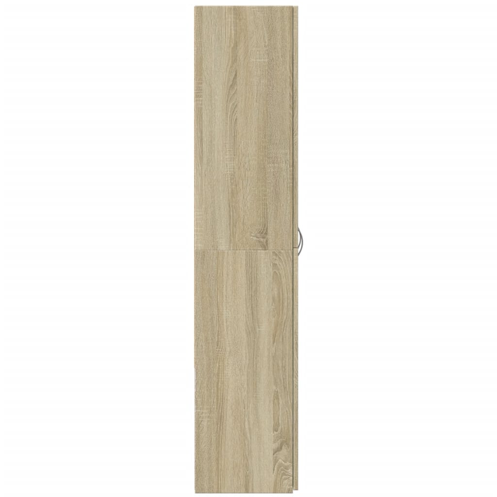 vidaXL Αρχειοθήκη Sonoma Δρυς 60x32x153 εκ. από Επεξεργασμένο Ξύλο