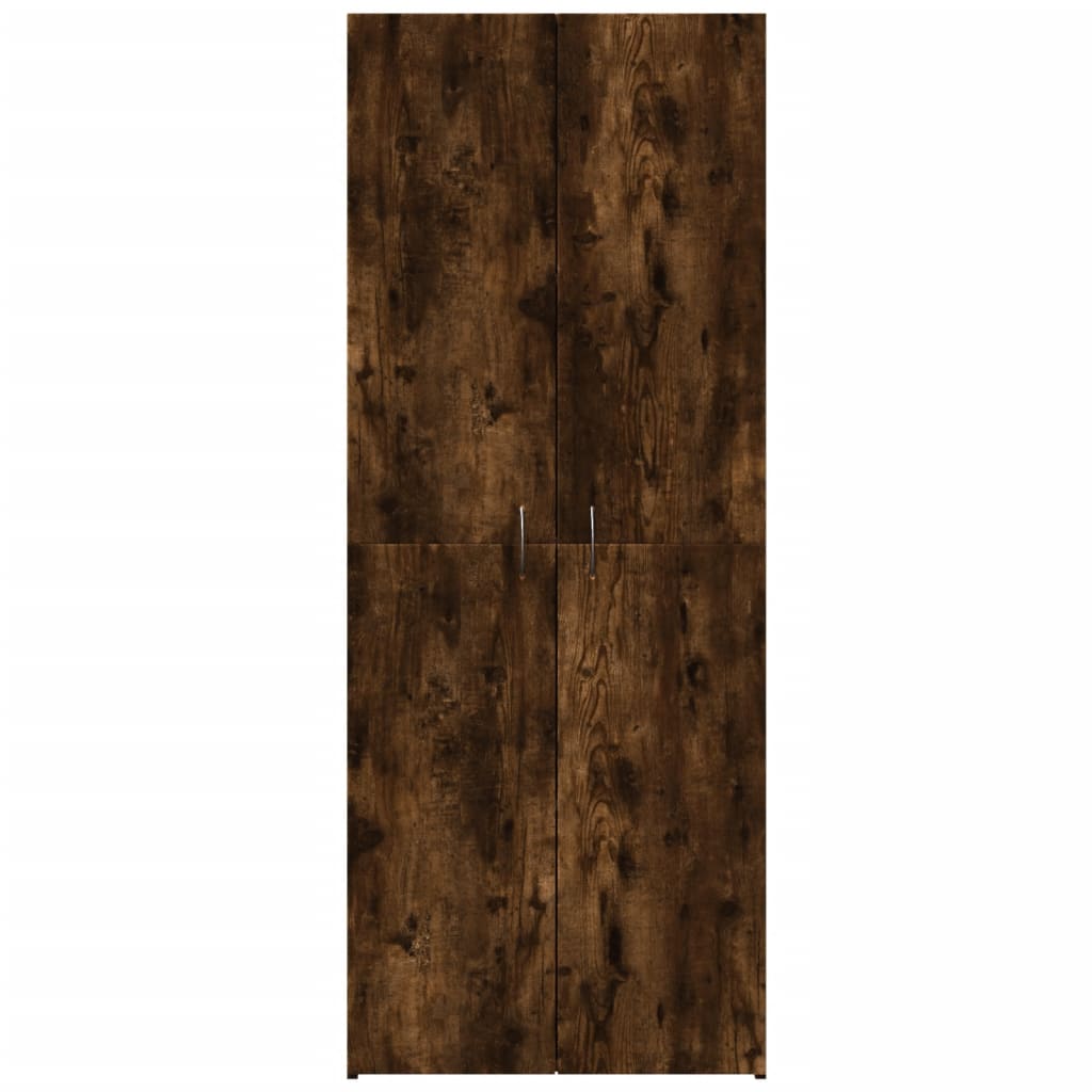 vidaXL Αρχειοθήκη Καπνιστή Δρυς 60x32x153 εκ. Επεξ. Ξύλο