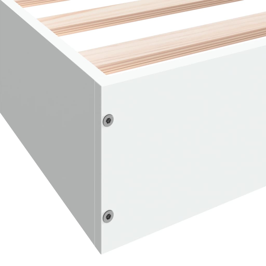 vidaXL Πλαίσιο κρεβατιού χωρίς στρώμα 160x200 εκ. Επεξεργασμένο Ξύλο