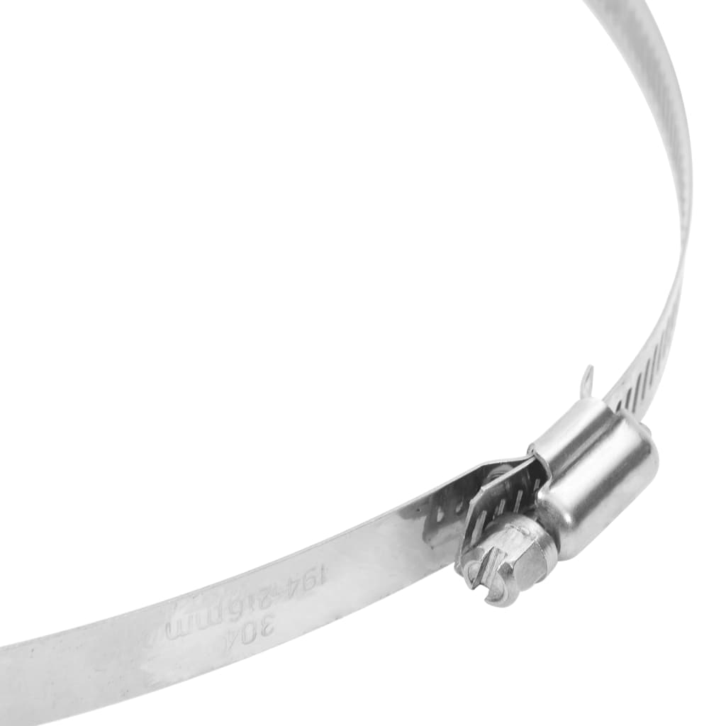 vidaXL Σφιγκτήρες Σωλήνων 6 Τεμ. 91-165 χιλ. 304 Ανοξείδωτο Ατσάλι